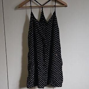 Obey Black and White Polka Dot Dress